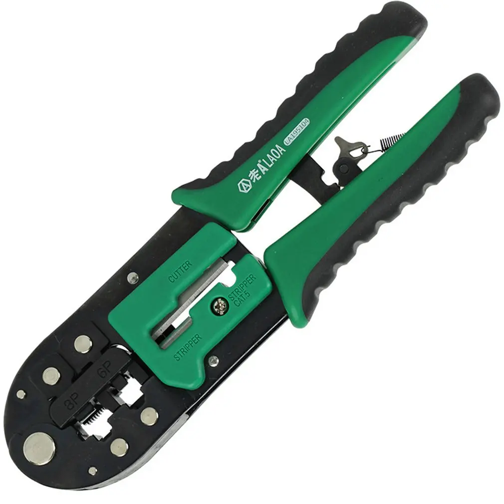 LA195104 8P/6P Rachet crimping Network Pliers Professional cable repair tools Multifunction Ratchet | Инструменты