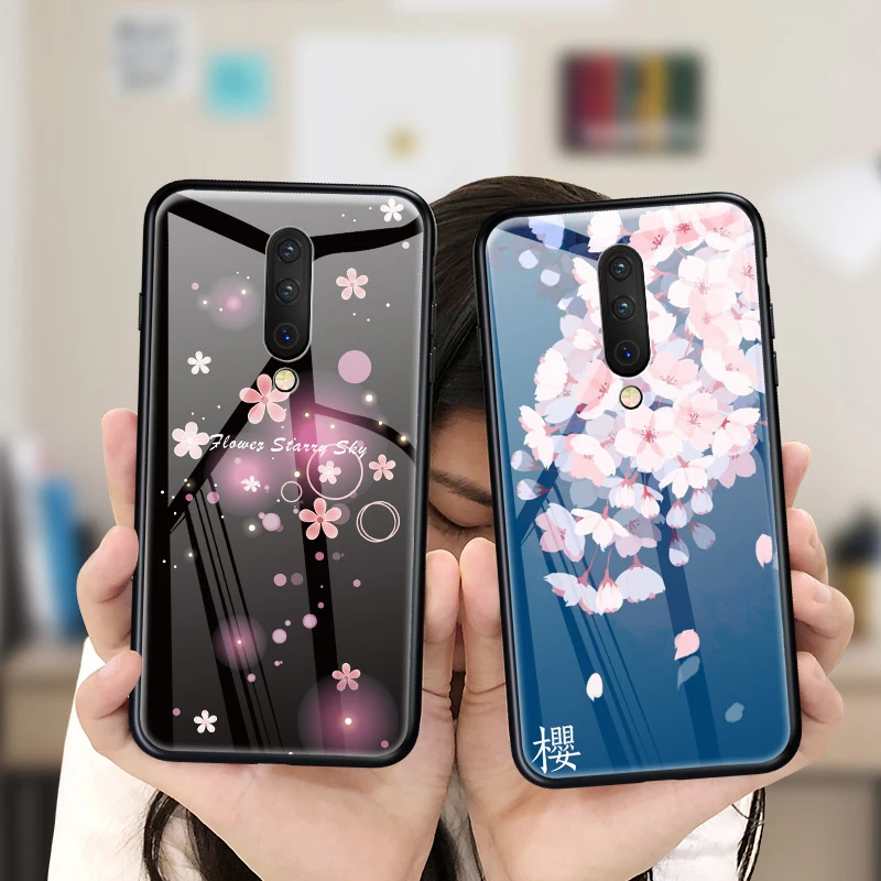 Tempered Glass Phone Case For font b Oneplus b font font b 7 b font font