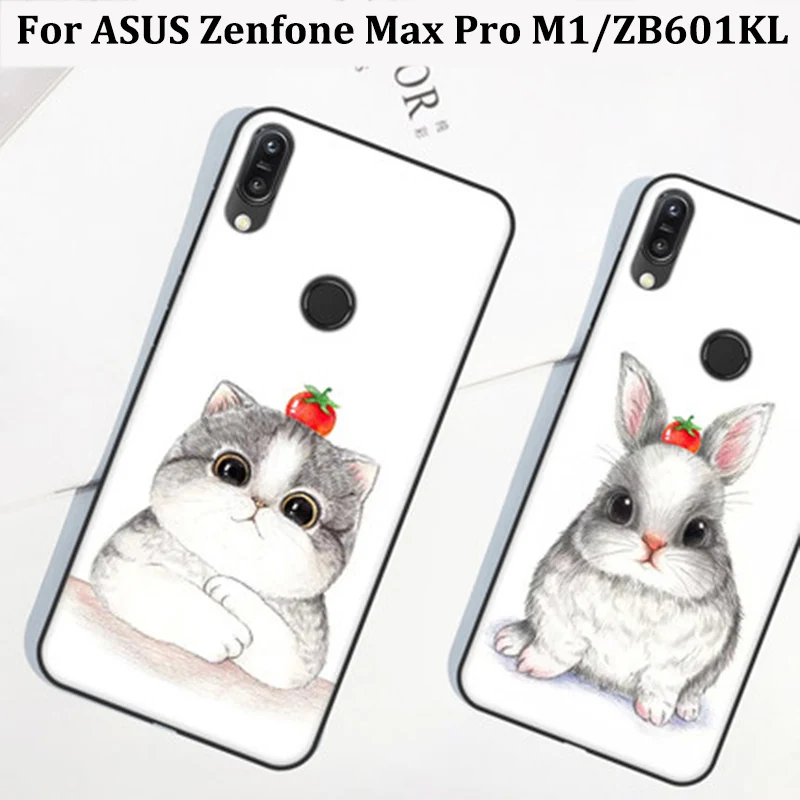 Чехол для ASUS Zenfone Max Pro M1 мягкие чехлы ZB601KL чехол телефона милый мультяшный Для M 1 |