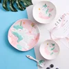 4pcs pink unicorn