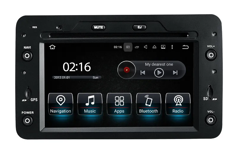 Best Android 8.0 Car DVD Player GPS Navigation for Alfa Romeo Spider Brera 159 Sportwagon with Radio BT SD USB Stereo 4Core 4G+32G 1