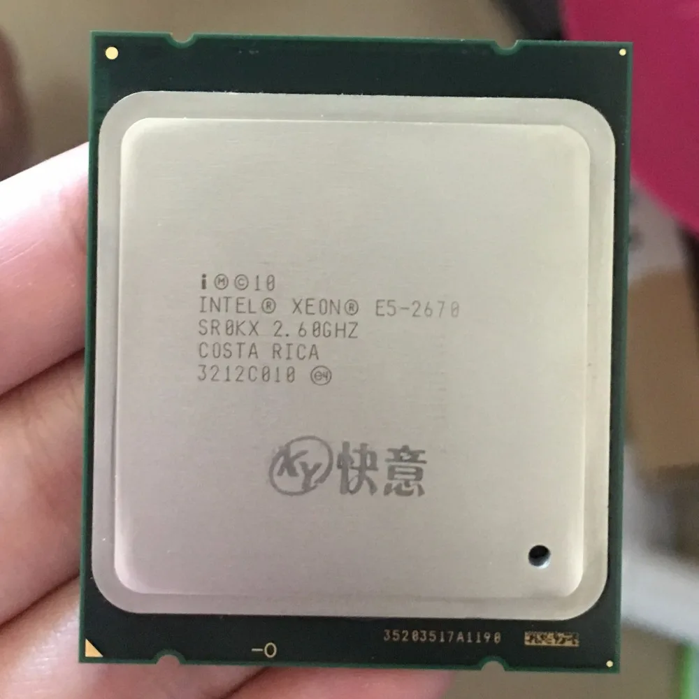 

Intel Xeon Processor E5 2670 E5-2670 CPU (20M Cache, 2.60 GHz, 8.00 GT/s IntelQPI) GA 2011 SROKX C2
