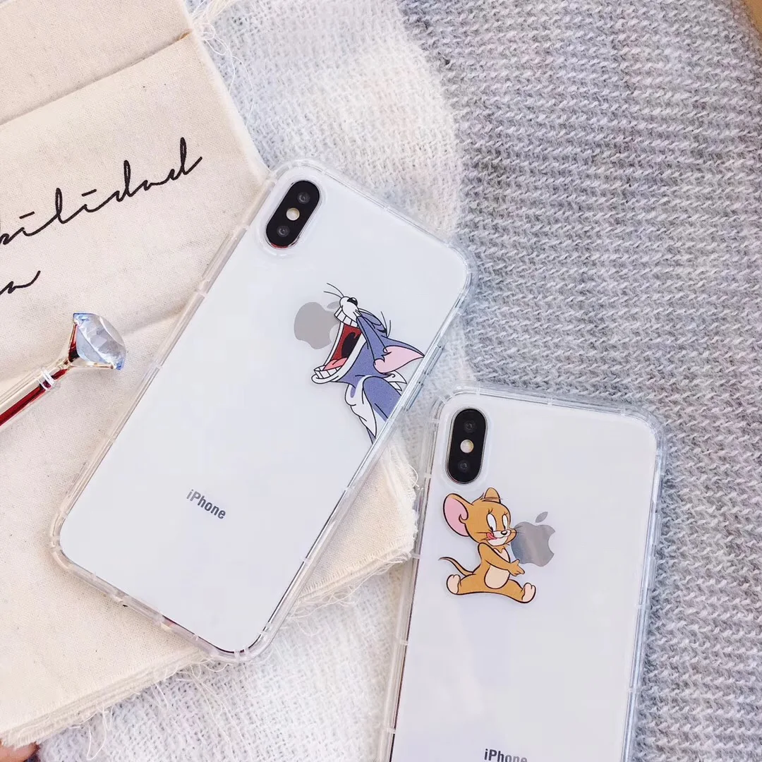 

Rlenda Tom Jerry Japanese anime One Piece Luffy 3D Relief TPU Air Cushion cover phone case for iphone 7 Plus 8 X 6S 6 Plus