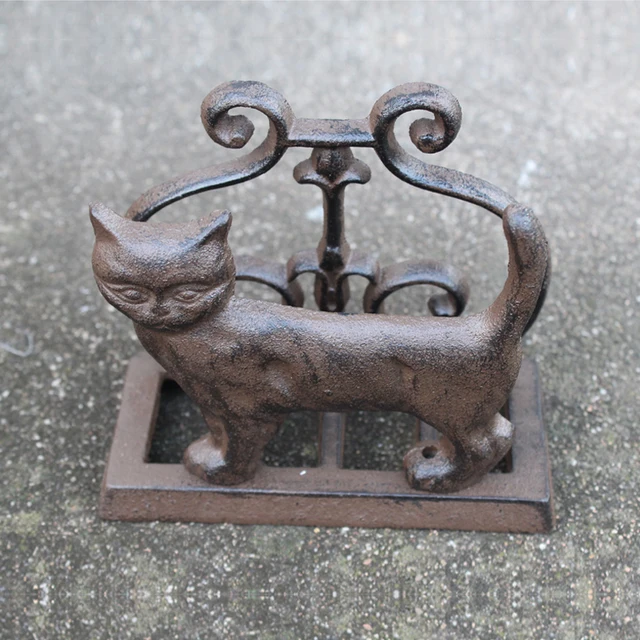 Business Card Holder Cat Cast Iron Desk Accessory Name Business Card Holder Cat Cast Iron Desk Accessory Name Stand Case Office Organizer Valentines