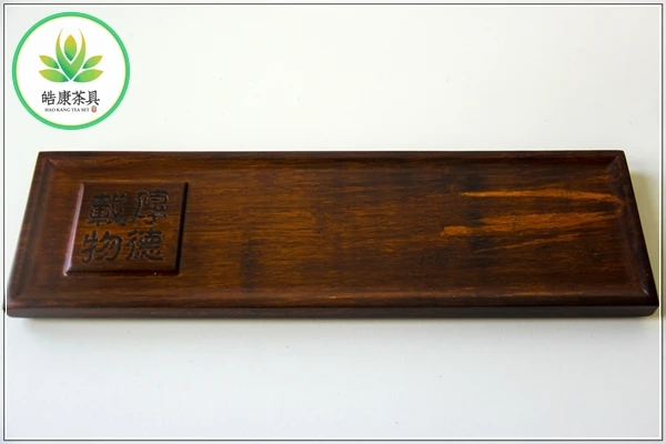 

Chinese tea set tea tray The heavy compact wood tea board for the chinese Kung Fu tea ceremony (Gong Fu Cha) 35x10x2 cm