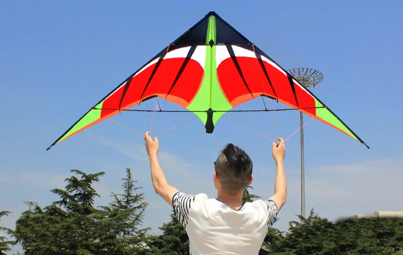 Профессиональный 1,8/2,4 м Swift power Stunt Kite двойной линии начальный уровень для начинающих хороший Летающий