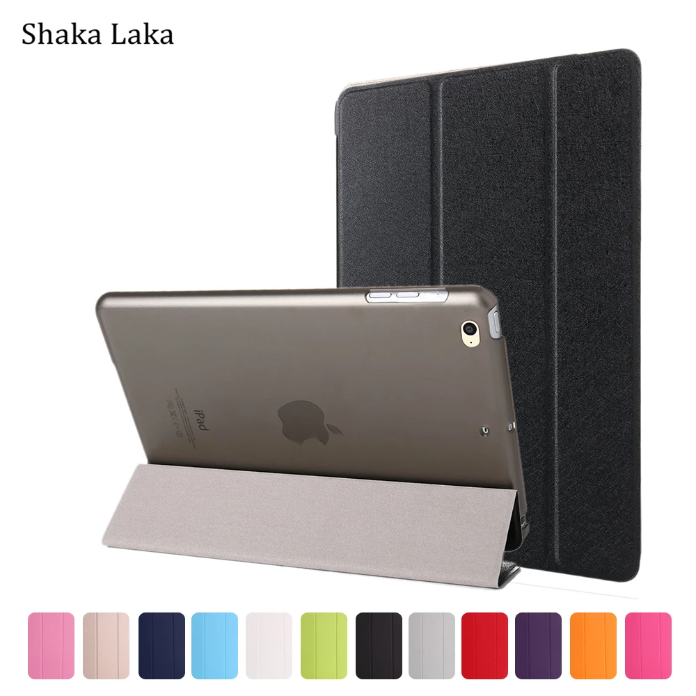 

For ipad Mini 1 2 3 4 7.9'' Case PU Leather Cover Hard Back Trifold Stand Sleep Smart Cover for iPad mini 1 2 3 Case