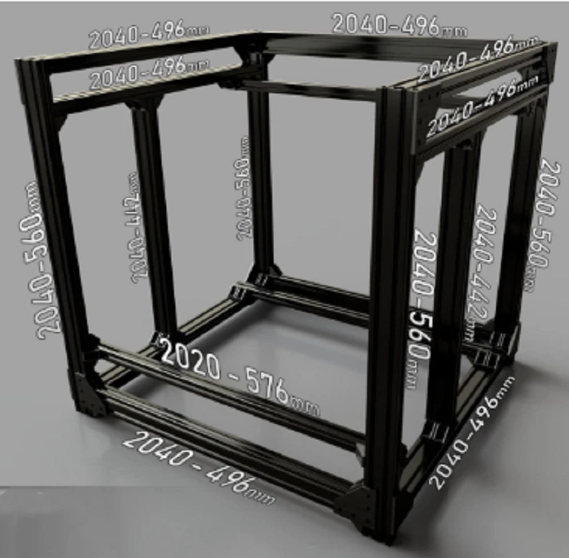 

DIY BLV Mgn Cube Frame kit and Hardware Kit For CR10 3D Printer,BLV Frame.