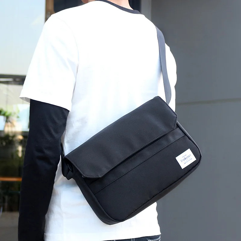 

2018 Men Messenger Bags Nylon Waterproof Business Crossbody Shoulder Bags Boys Multi Function Daypack Men Bags