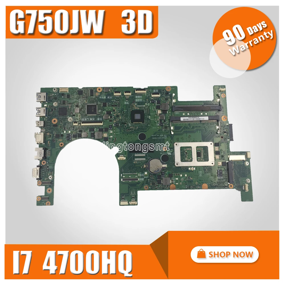 Новинка! Отправка платы + 3D G750JH G750JW G750JX материнская плата для ноутбука For Asus ROG G750J i7
