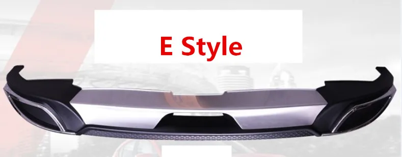 Для Mazda 3 Axela. задний спойлер бампер автомобиля диффузор Авто Интимные аксессуары - Цвет: E Style