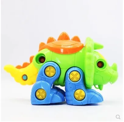 Винты блоки разборочный винт гайка комбинированная ручная интеллектуальная демонтажная игрушка - Цвет: stegosaurus type