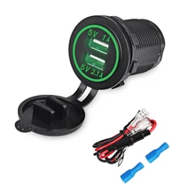 Urbanroad мотоцикл Лодка Автомобильный прикуриватель адаптер питания USB розетка Зарядное устройство USB двойное зарядное устройство 5 В 3.1A для мотоцикла авто