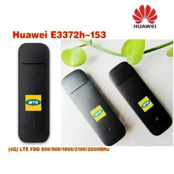 

Huawei Unlock LTE 4G USB Modem E3372 E3372h-153 +2pcs antenna