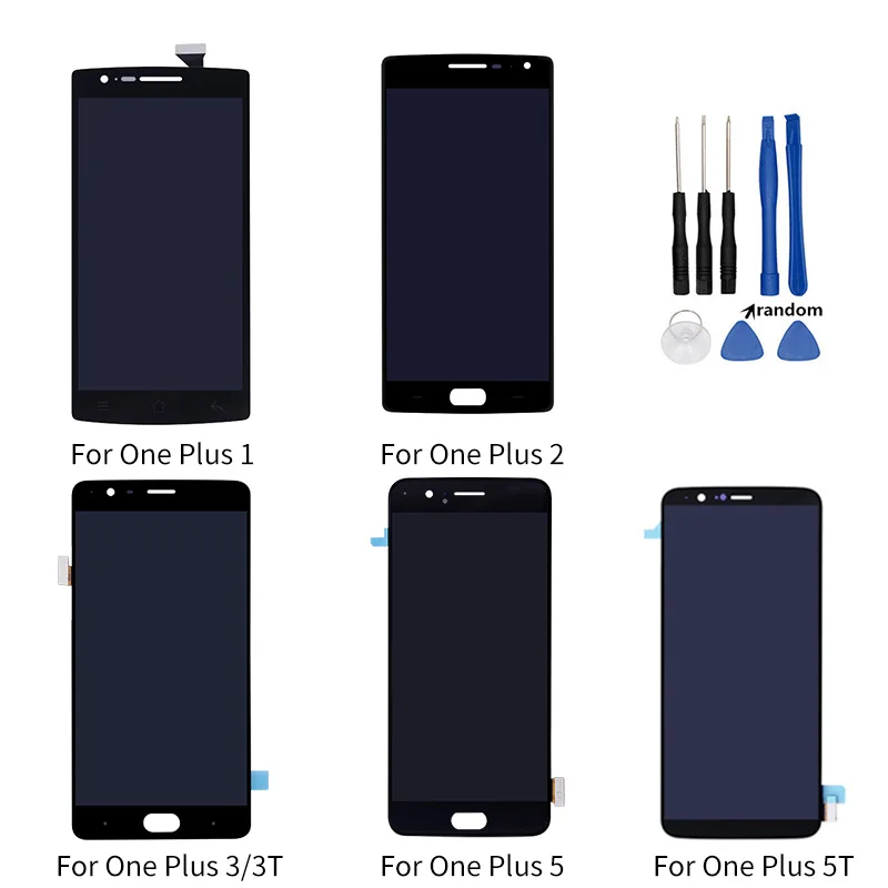 

Netcosy For One plus 1 A0001 2 A2005 3 A3000 3T A3010 LCD Display+Touch Screen Digitizer For Oneplus 5 A5000 5T A5010 LCD Screen