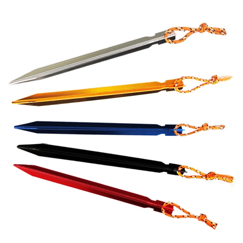 10Pcs Nature Hike Tent Peg Aluminium Alloy Tent Peg Nail Stake with Rope Camping Equipment Outdoor Tent Accessories BB55 10Pcs Nature Hike Tent Peg Aluminium Alloy Tent Peg Nail Stake with Rope Camping Equipment Outdoor Tent Accessories BB55
