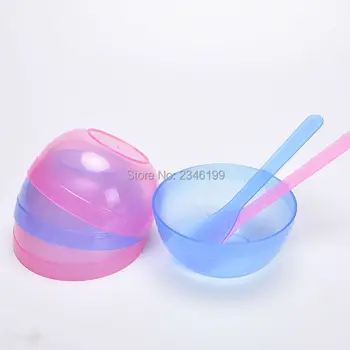 

2pcs/Ser 50Set/Lot Facial Mask Bowl & Spoon Set Mask Stick Tool 2in1 Ladies Women Cosmeitic Bottle DIY Beauty Makeup Tools