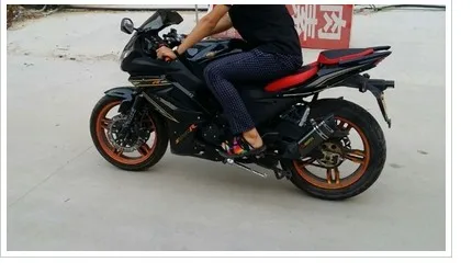 Мотоцикл выхлопной скутер глушитель Akrapovic выхлопная труба TTR CBR CBR125 CBR250 CB400 CB600 YZF FZ400 Z750 гоночные аксессуары