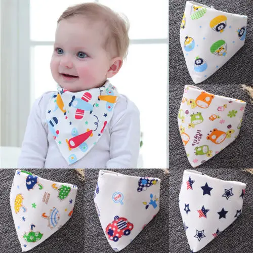 

cute Newborn Toddler Baby Boy Girl Kids Aprons Bibs cartoon Feeding Saliva Cartoon Towel bibs