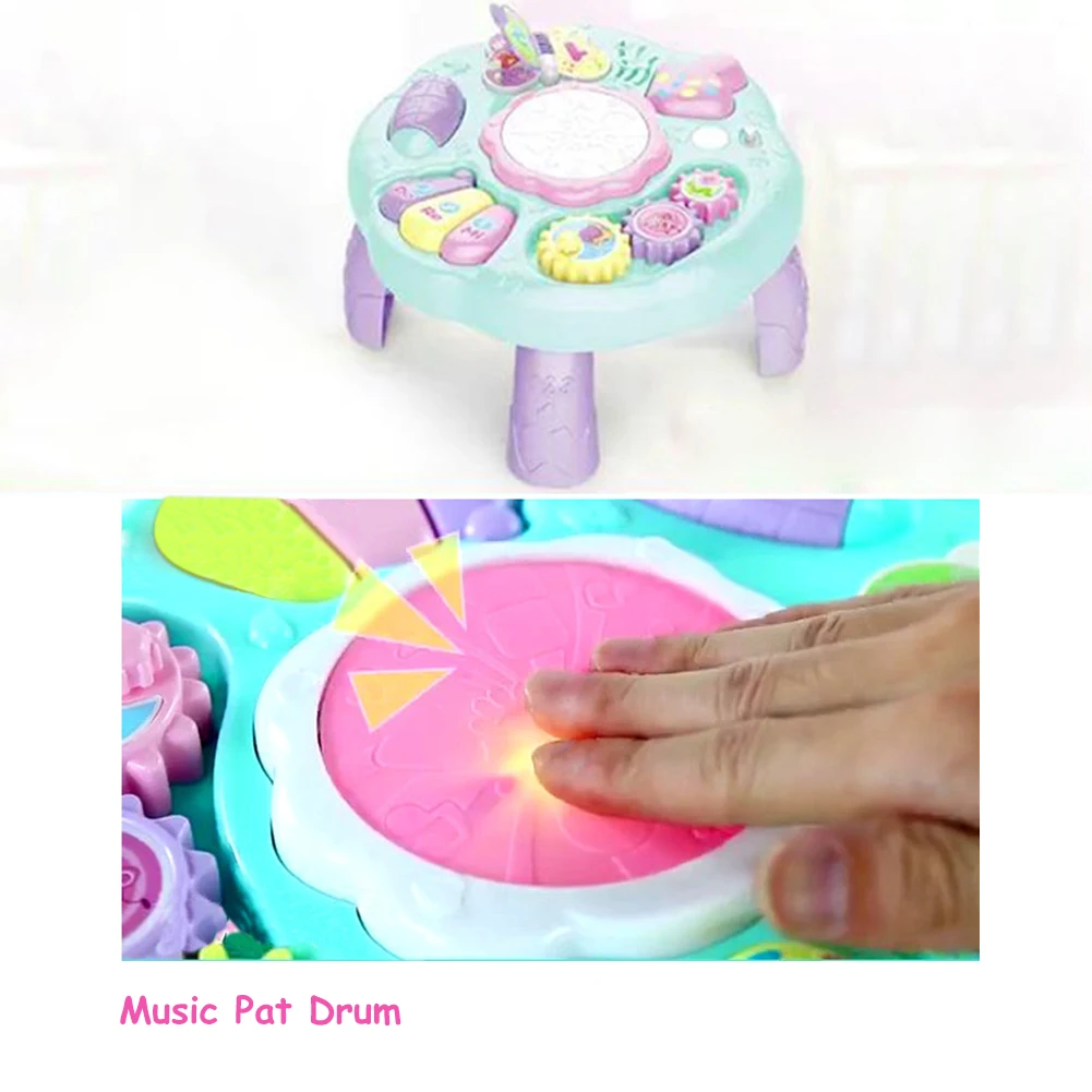 Musicais do Bebê Mesa de Aprendizagem Brinquedos Educação Precoce Música Atividade Centro Jogo Mesa Crianças Infantil Musicais Conjunto 12 crianças infantil crianças brinquedos musicais conjunto