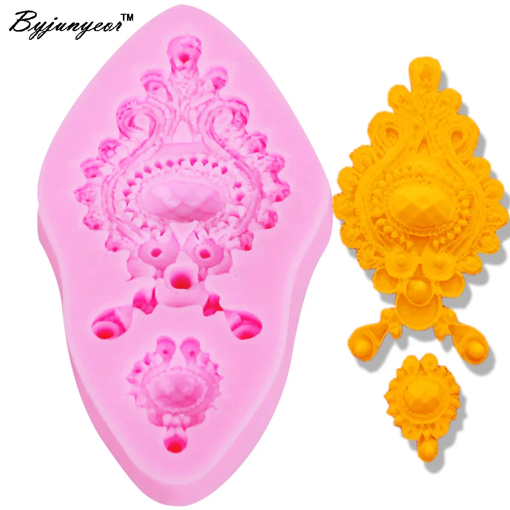 Gem Flower UV Resin Silicone Mold Fondant Chocolate Candy Crystal Clay Bake Tool Gem Flower UV Resin Silicone Mold Fondant Chocolate Candy Crystal Clay Bake Tool