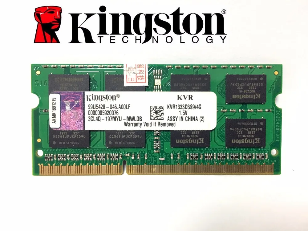 Kingston чипсет Память ram Memoria модуль ноутбук 1 Гб 2 Гб 8 ГБ 4 ГБ 4 ГБ PC3 DDR3 1333 1600 МГц 10600 12800 ram