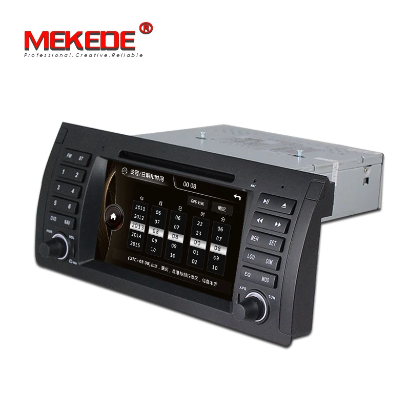 Clearance Wholesale! MEKEDE windows ce6.0 system car gps dvd player for BMW E39 E53 X5 3 series including canbus support bluetooth SWC 5