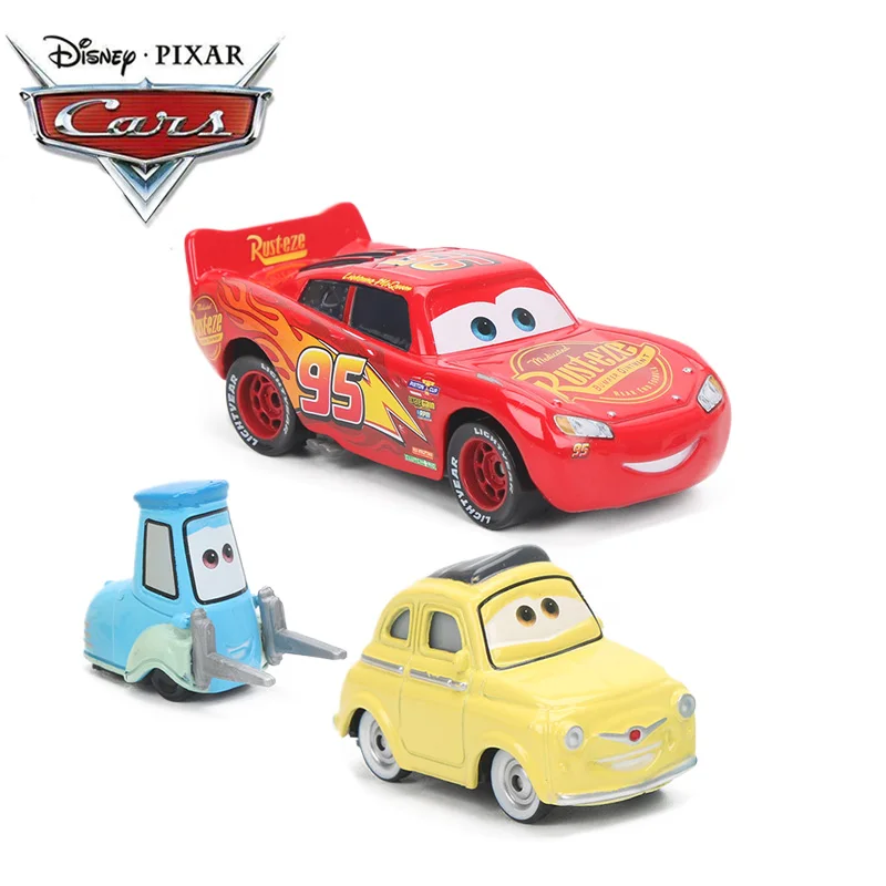 19 Style Disney Pixar voitures 3 base métal voiture modèle jouet McQueen noir tempête Jackson Curz rapide et furieux moulé sous pression voiture jouets pour garçon