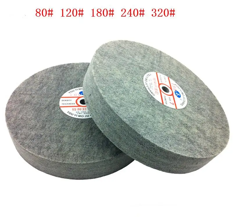 Metal polishing wheel 300*50mm 7p Non woven abrasive wheel Nylon Fiber