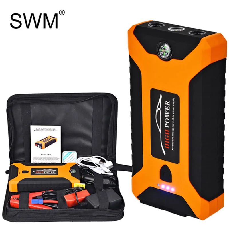 SWM скачок стартер усилитель автомобиля 20000 Mah 12V пусковое устройство Портативный