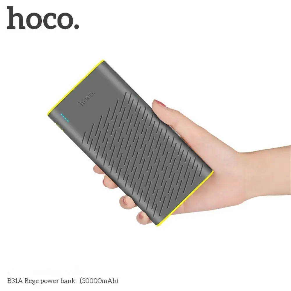 HOCO power Bank 30000 мАч 18650 аккумулятор, внешние аккумуляторы, портативное зарядное устройство для мобильного телефона, power bank, быстрая зарядка для iPhone xiao