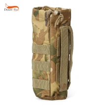 6 Color Tactical Water Bottle Pouch Military Molle System Kettle Bag Camping Hiking Travel Survival Kits Holder camping sports water bag new outdoor tactical military molle system bottle bag kettle pouch holder