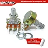 10PCS WH148  Potentiometer 3PIN 15mm Shaft With Nuts And Washers WH148 B1K B2K B5K B10K B20K B50K B100K B250K B500K B1M ► Photo 1/4