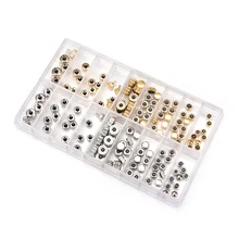 Золотые и серебряные часы Корона Запчасти Замена Ассорти купол плоская голова Часы Аксессуары Ремонт набор инструментов для часовщика