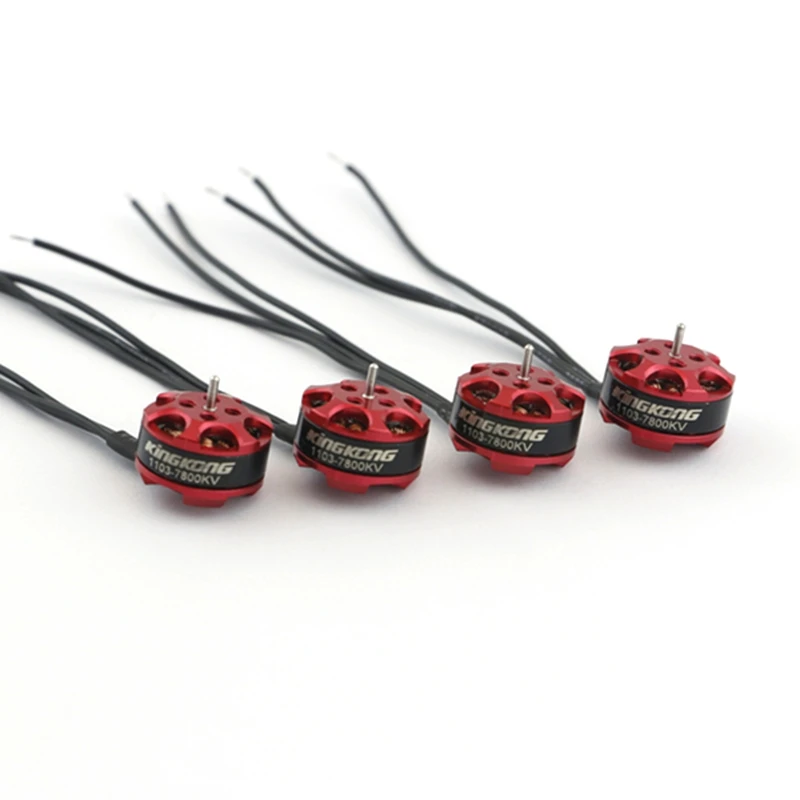 Высокое качество KINGKONG/LDARC 1103 7800KV 1 3 S бесщеточный двигатель RC мотор для 50 80 100 Мини