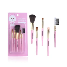 

RANMEI Mini 5pcs/set Makeup Brushes Set Professional Stage Eyeshadow Lips Make Up Brushes for Beginner Brush Makeup Tools