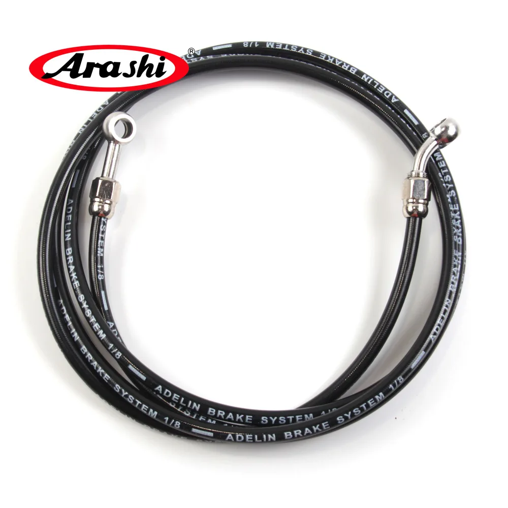 

Arashi 220CM Motorbike Dirt Bike Brake Hose Oil Pipe Line Braided Kits Hydraulic Stainless Steel Braided Cable Fit ATV Pit Bike