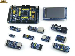 STM32 доска STM32F103VET6 STM32F103 ARM Cortex-M3 STM32 макетная плата + 10 шт. дополнительные модули = Open103V посылка B