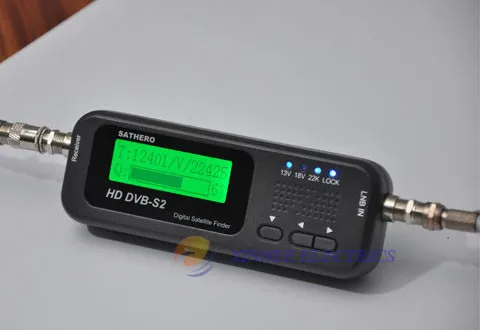 SH-100HD Карманный поиск цифрового сигнала Sathero спутниковый искатель метр USB 2,0 DVB-S/S2 HD сигнальный спутник приемник SH-100 HD