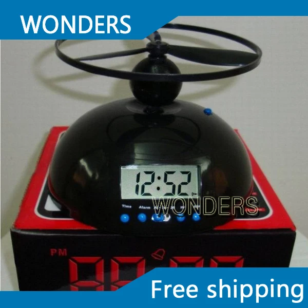 Novelty Flying Alarm Clock Crazy Annoying Loud Helicopter Alarm Clock