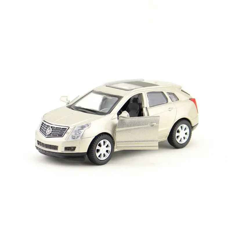 Коробка Подарочная модель, высокое моделирование 1:43 сплав оттяните назад Cadillac SRX модель SUV автомобили, оригинальная упаковка, игрушек