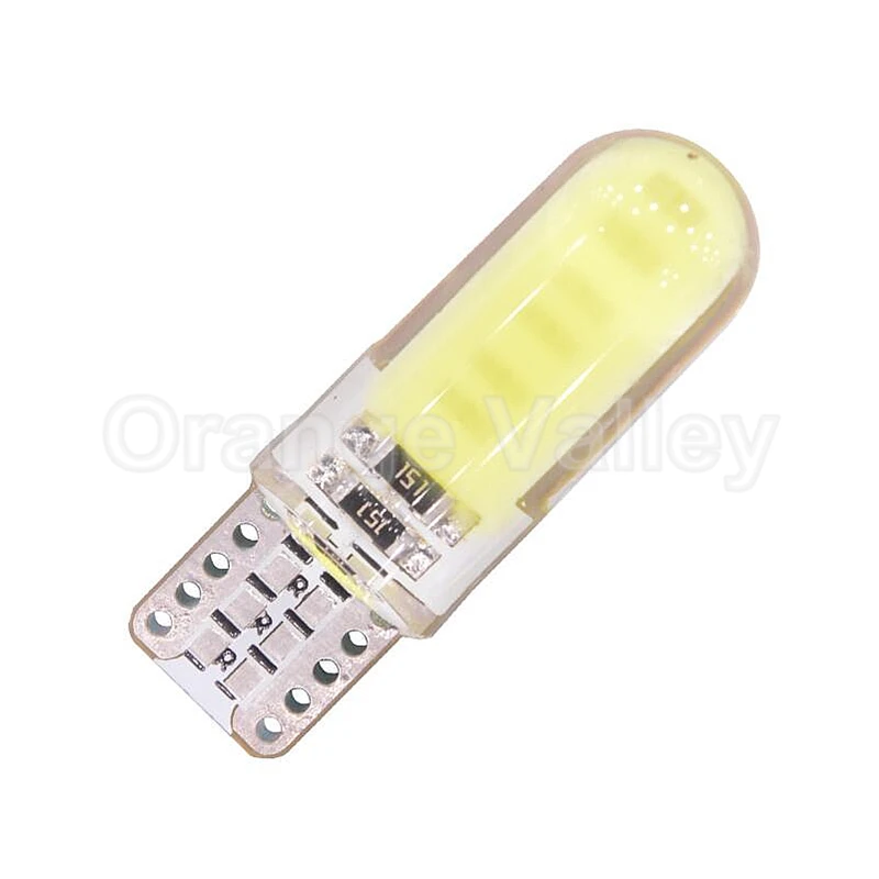 100 шт. высокое качество T10 W5W 194 501 автомобильные с технологией COB 12 точек автомобильные светодиоды Клин свет внутренний светодиодный фонарь стоп-сигнала лампы AC/DC 12 V