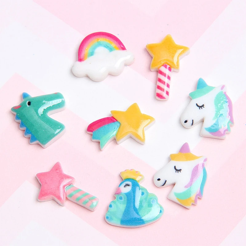 10 шт./лот подвески для слайма Мини Diy полимер кукурузный наполнитель прозрачный