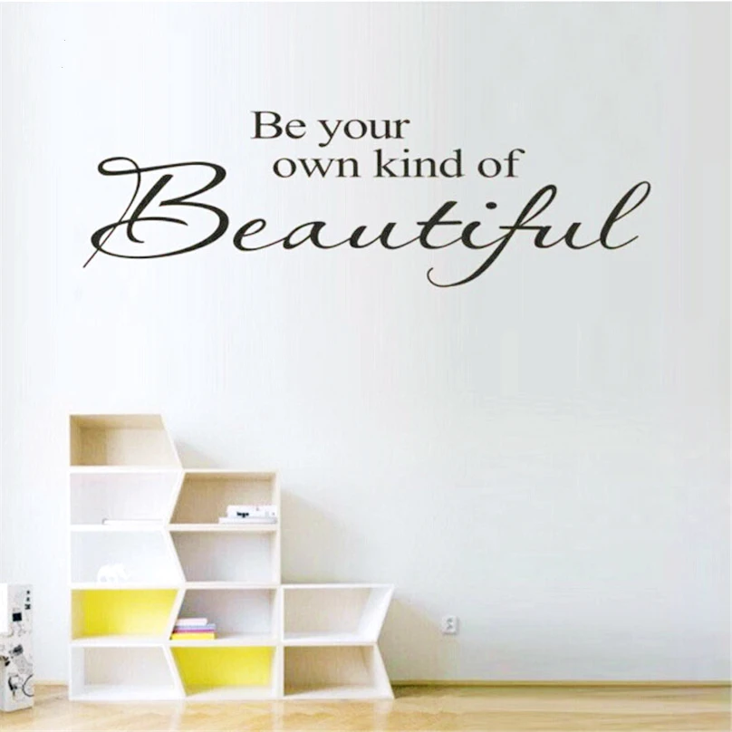 Wall Stickers Quotes Beautiful Removable Decal Art Vinyl Mural Home
