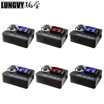 

Free Shipping 6pcs/Lot 1500W Smoke Machine Haze Machine Led Fog Effects For Party Club Halloween Decorations