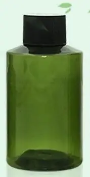 Sedorate 20 шт./партия ПЭТ зеленые пластиковые бутылки с винтовой крышкой косметические многоразовые бутылки 50 мл 100 мл 150 мл 200 мл бутылка JX157 - Цвет: with black cap
