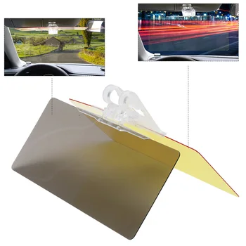 

2 IN 1 Car Sun Visor HD Anti Sunlight Dazzling Goggle Day Night Vision Driving Mirror UV Fold Flip Down Clear View Dropshipping