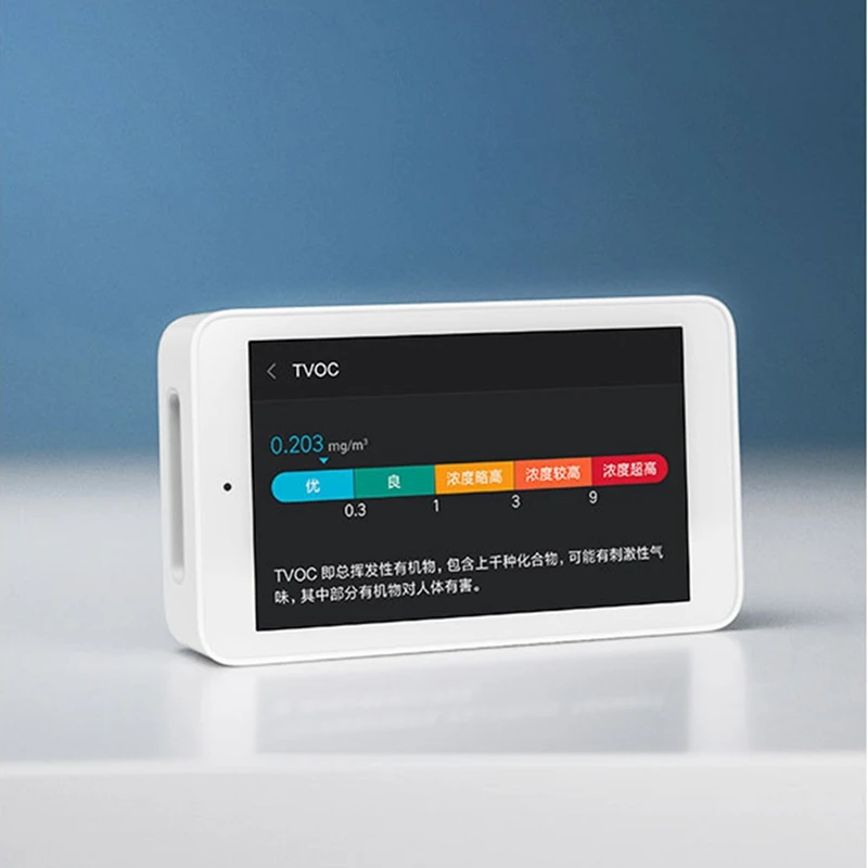 Xiaomi Mijia детектор воздуха высокоточный датчик 3,97 дюймов разрешение экрана USB интерфейс PM2.5 мониторинг для дома и офиса