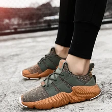 Men Casual Shoes Spring autumn Fly Weaving Shoes Comfortable High Quality Breathable Footwear Male Damping Sneakers FM213