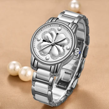 

SUNKTA 2019 New Top Luxury Brand Women Watch Casual Fashion Waterproof Watches Women Ceramic Strap Watch Ladies Relogio Feminino